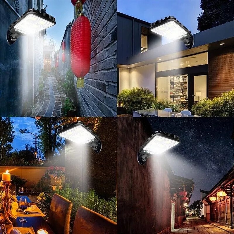 Generic LED Solar Light Motion Sensor 3 Modes Flood Lamp