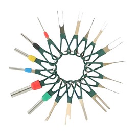 Automotive Wiring Terminal Removal Tool Set with Safety,Assured Design for Wiring Repair(18PCS)