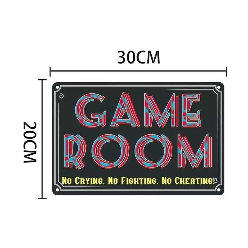 Carteles Decorativos 20cm x 30cm Letrero Cartel Metálico Retro 20cm