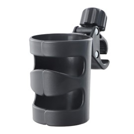 Buggy And Pushchair Universal Cup Holder, 360 Degree Rotation Coffee Bottle Organiser for Stroller Multipurpose Adjustable Drink Holder for Bikes, Trolleys or Walkers, PP Anti-fall Material