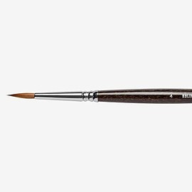 Jackson's : Kolinsky Tajmyr Sable Brush : Series 1205 : # 4 : Paintbrush for Artists and Students