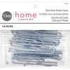 Dritz Home 44323 Short Neck Pleater Drapery Hooks (14-Piece) ,