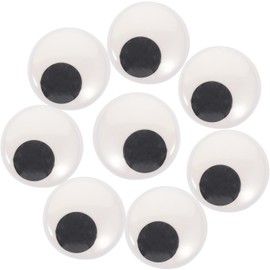 16 Piezas de Ojos Móviles Autoadhesivos para Muñecas de Plástico, Resistentes y Fáciles de Pegar, Ideales para Manualidades Escolares y Decoración Navideña