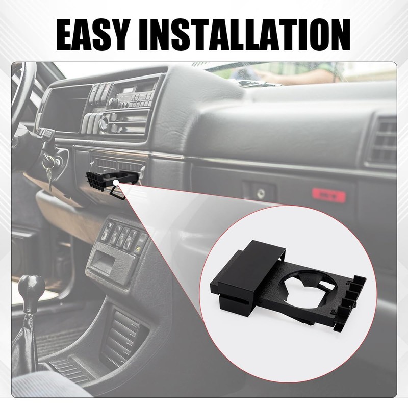 JERICMOTO Cupholder Drink Holder For VW Golf 2 Mk2/VW Jetta