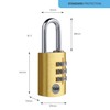 Yale YE3CB/28/126/1/GO YE3C YE3CB/28/126/GO Combination Safety Padlock, Gold