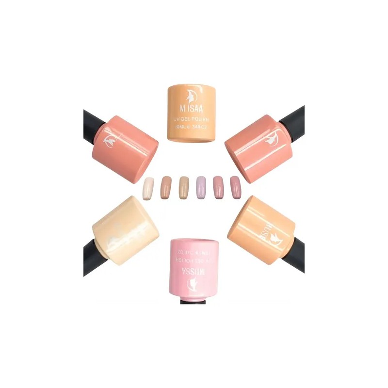 Gama Gel Uv Esmalte Semipermanente 6 Piezas - Elegir Gama