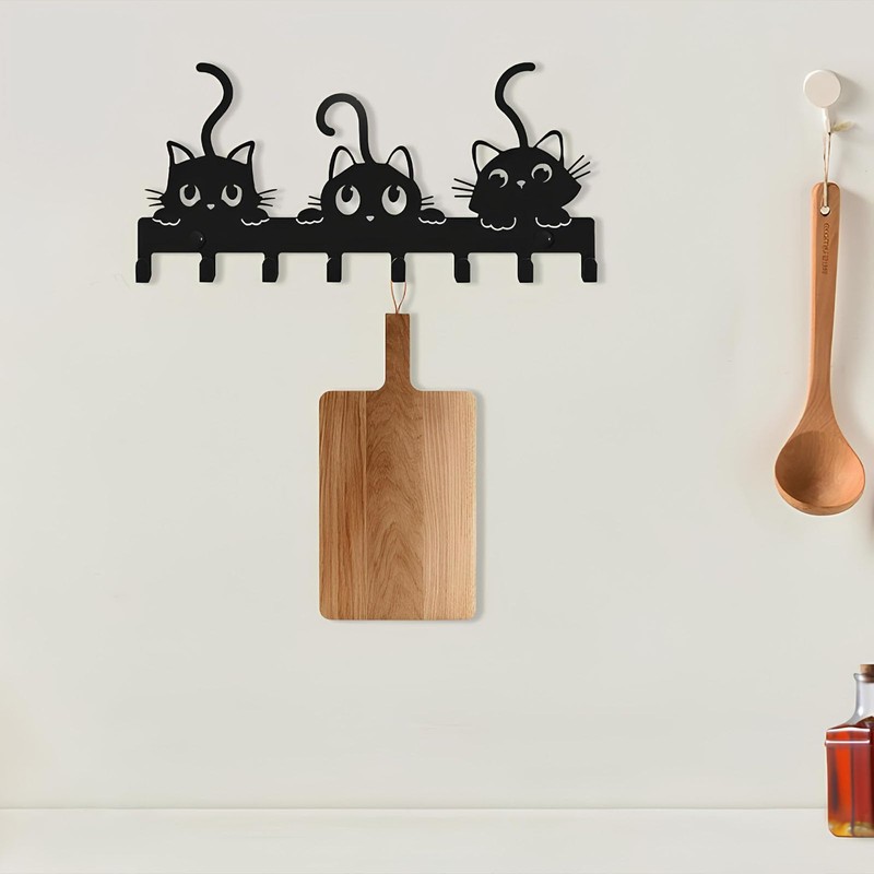 Pyuyan Key Holder Wall Mounted, Creative Coat Hooks for Wall