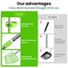 2026 Upgraded 2-in-1 Chicken Poop Scooper & Rake with Handle,