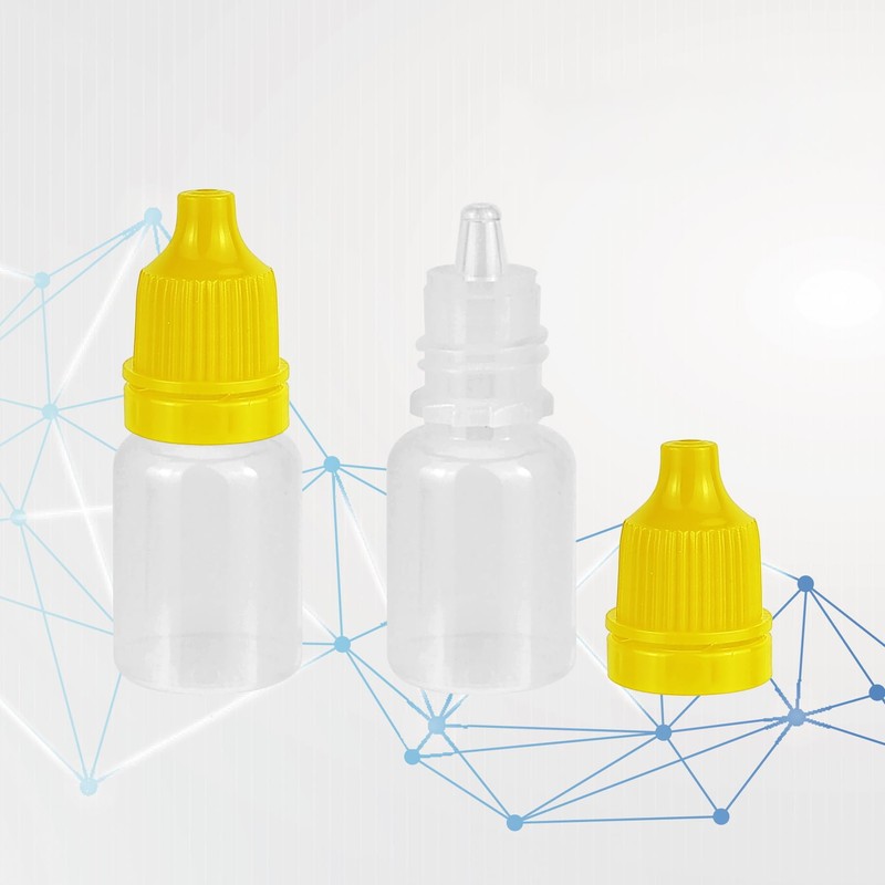 YUEBOSUL 4 Pack Eye Dropper Bottles, 5 ML Plastic Travel
