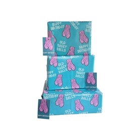 Funny Birthday Gift Wrapping Paper for Men Rude Theme 2 Sheets +2 Gift Tags. Also Perfect for Anniversary & Valentine's Day
