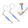 KAPSING Mini Glasses Screwdriver, 2 Pieces 3 in 1 Glasses