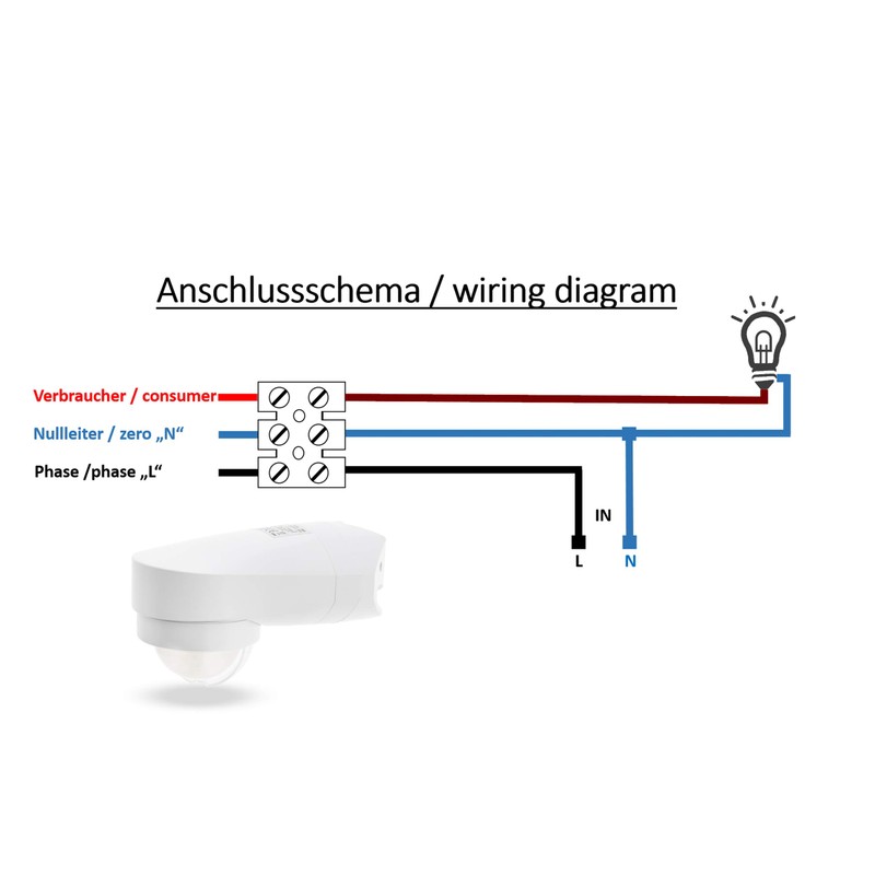 Huber Motion 6 360° Motion Detector, Highly Sensitive with 3