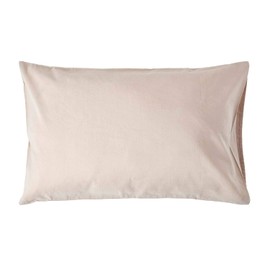 HOMESCAPES Linen Cushion Cover 50 x 90 cm Beige Natural Half-Linen Cushion Cover Envelope Closure, 60% Linen and 40% Cotton