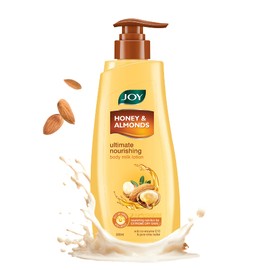 Joy Honey & Almonds Ultimate Nourishing Body Lotion For Dry Skin | Shea Butter Body Lotion For Women & Men With Vitamin E | Fast Absorbing & Non Greasy Body Milk Lotion - 600ml