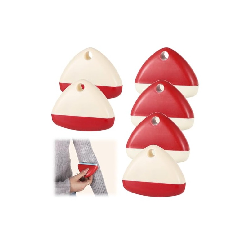 Texvora Reusable Lint Rollers - 6 Pack Portable Pet Hair