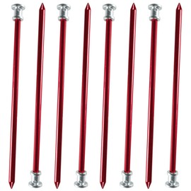 BIUDECO 8pcs Heavy Duty Tent Pegs Outdoor Stakes for Camping Hiking Beach Use Wind Resistance Deform Resistance for Awnings