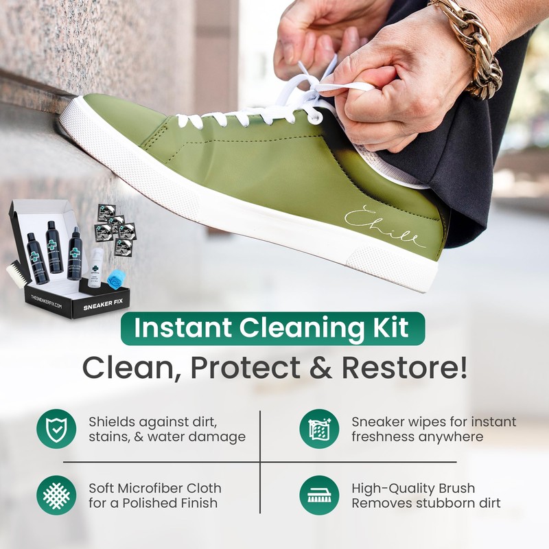 SNEAKER FIX Complete Shoe Cleaner Kit for all Sneakers, Cleaning