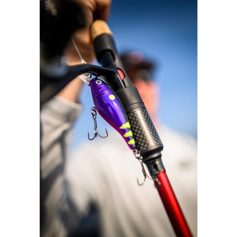Berkley Flicker Shad Shallow Fishing Lure, Slick Purple Bengal, 2/7