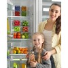 KEMETHY 11 Pack Refrigerator Organizers and Storage, Stackable Fridge Organizer