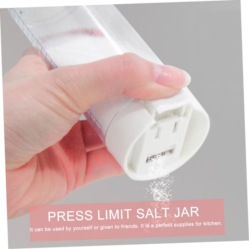 GRIRIW 1 PC Beige Limit Salt Jar Bottle Limit Salt