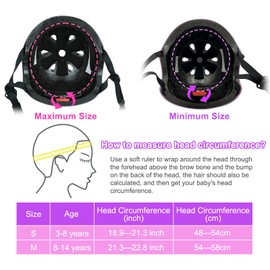 Wisekiddy Kids Bike Helmet Toddler Helmets for Kids 8-14 Years Girls Boys Youth Bicycle Helmet for Scooter Balance Bike Roller Skating Skateboard Helmet