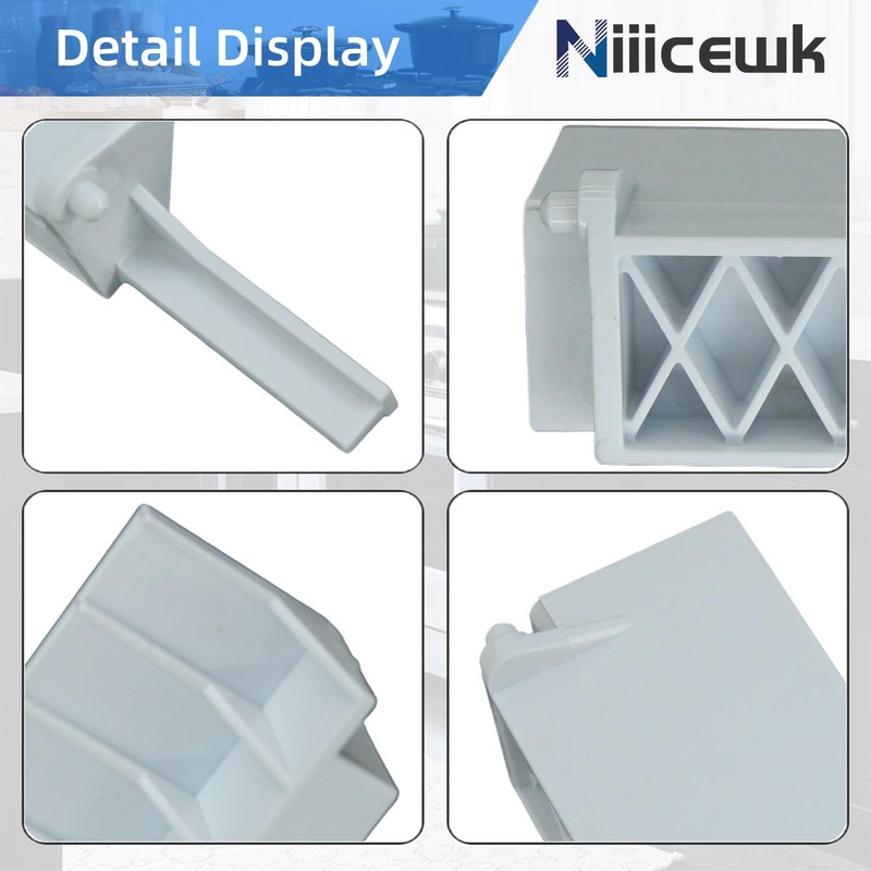 8205451 Microwave Door Latch Bracket Compatible with Whirlpool KitchenAid Microwaves