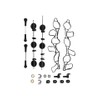 TBVPARTS Intake Manifold Swirl Fin Repair Kit for A4 A5