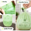 1.6 Gallon Compost Bags with Handles, Small Kitchen Food Scrap
