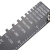 Risbay Wire/Metal Sheet Thickness Gauge,Stainless Steel Welding Gage Plated Size