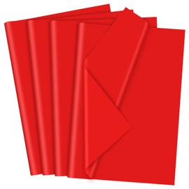 AORZIT 140 Sheets Red Tissue Paper Bulk for Gift Bag 20" x 14" Red Wrapping Tissue Paper Bulk for Gift Packaging Storage Moving Supplies Weddings Birthday Mother's Day DIY Project Crafts Decor