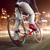 Comfortable Bicycle Saddle, Ergonomic Gel Saddle with Double Suspension Ball