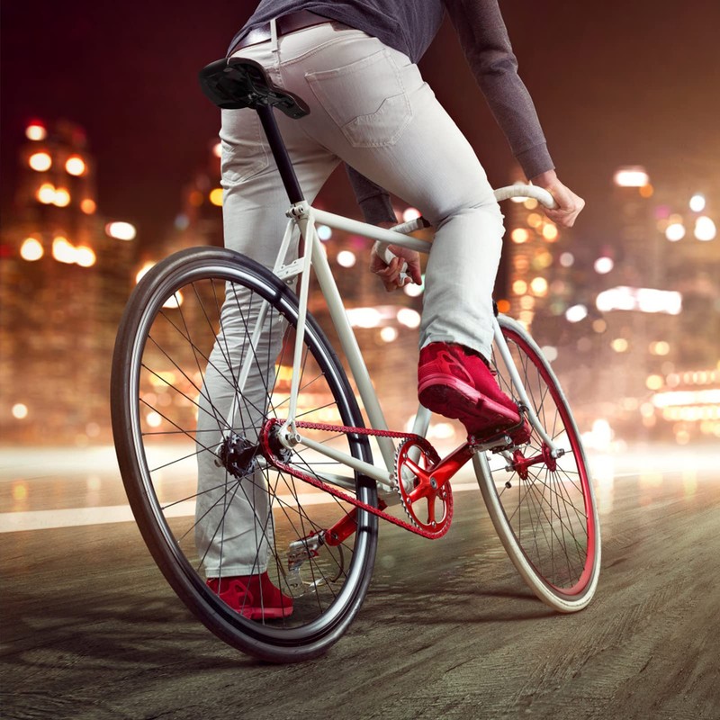 Comfortable Bicycle Saddle, Ergonomic Gel Saddle with Double Suspension Ball