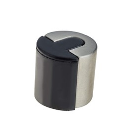 Door Stop Floor Mounted Concealed Fixing Cylinder Pattern Satin Stainless Door Stop 40mm Diameter (1)