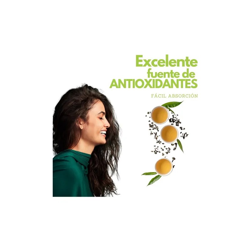 Té Verde Cápsulas 500mg - 100 Cápsulas Por Frasco Sabor