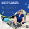 True Fresh Garbage Disposal Cleaner Powder Drop-in Sink Packets 24-Pack
