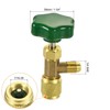 sourcing map Self-sealing Can Tap Valve 1/4 SAE 7/16-28 UNEF