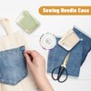 Sewing Needle Case 2Pcs, Plastic Magnetic Pin Holder Portable Travel