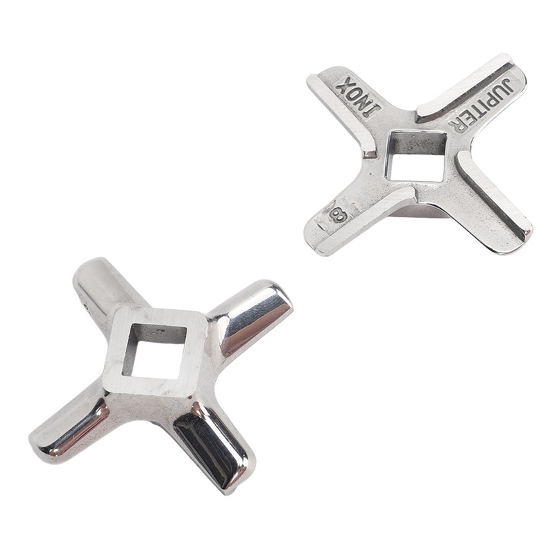 2PCS Meat Grinder Blade Knife Cutter Stainless Steel Easy Replacement