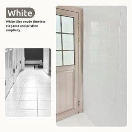 Jungarian All-In-One Interior Floor Coating Kit, Water-based & Low Odor One-Step Floor Paint, High Hardness Waterproof Paint for Ceramic, Porcelain, Fiberglass, Hardwood, Laminate, Vinyl, 35OZ, White