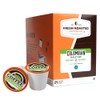 Fresh Roasted Coffee,100% Water Processed Half-Caf Colombian, Kosher, K-Cup Compatible,
