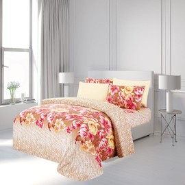 PREMIUS Monica 4 Piece Premium Luxurious Wrinkle-Free Microfiber Sheet Set, Twin