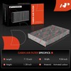 A-Premium - Filtro de aire de cabina de 2 piezas
