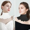 EQLEF Knitted Fake Collar, Detachable False Turtleneck Knitted Neck Warmer