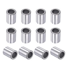 sourcing map Sleeve Bearings 12mm Bore 18mm OD 24mm Length Sintered Iron Self-Lubricating Bushings 12pcs