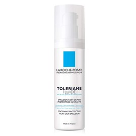 La Roche-Posay Toleriane Sensitive Fluide Protective Moisturizer, Oil-Free, 1.35 Fl Oz