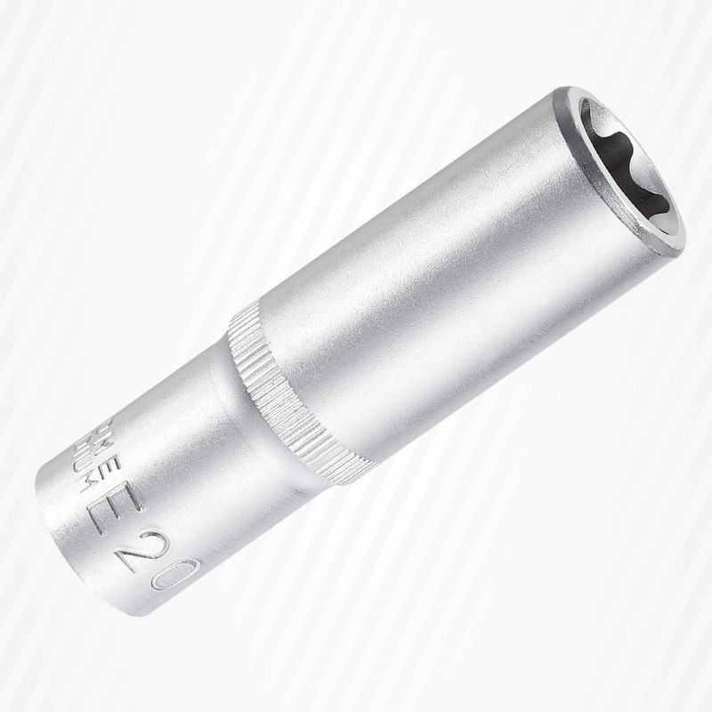 HARFINGTON E-Torx Socket 1/2" Drive E20 External Torx Deep Socket