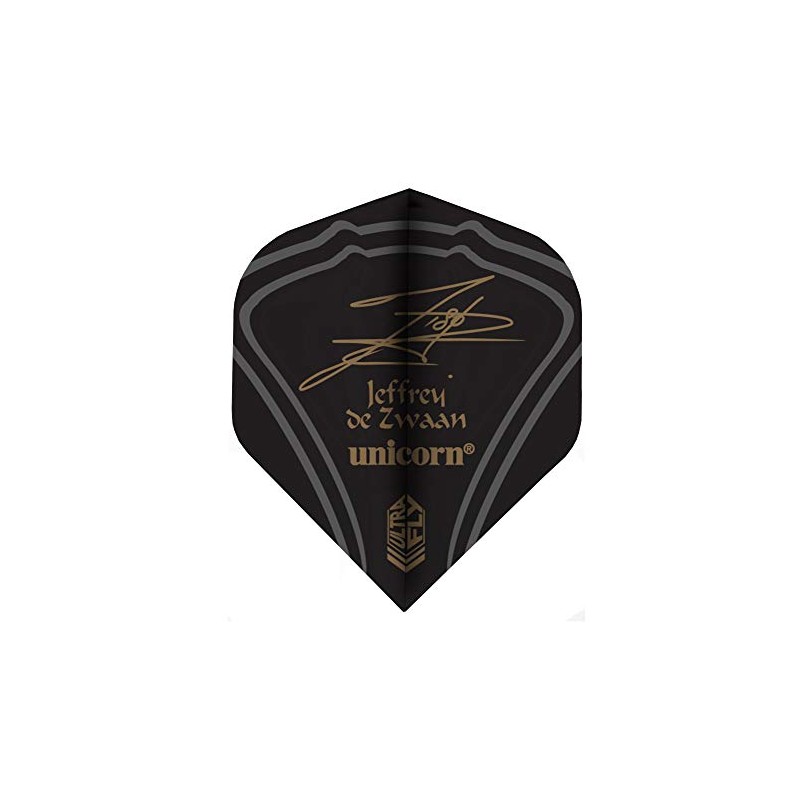 UNICORN UltraFly Dart Flights | Jeffrey de Zwaan The Black