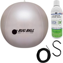 Bug Ball Mosquito Ball Deluxe Complete Kit - Biting Fly and Insect Trap, Pack of 3
