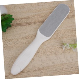 Mikinona 1PC Double Sided Stainless Steel Foot Callus Remover Durable Exfoliating Scrub Tool for Dead Skin and Callus Removal Comfortable Grip