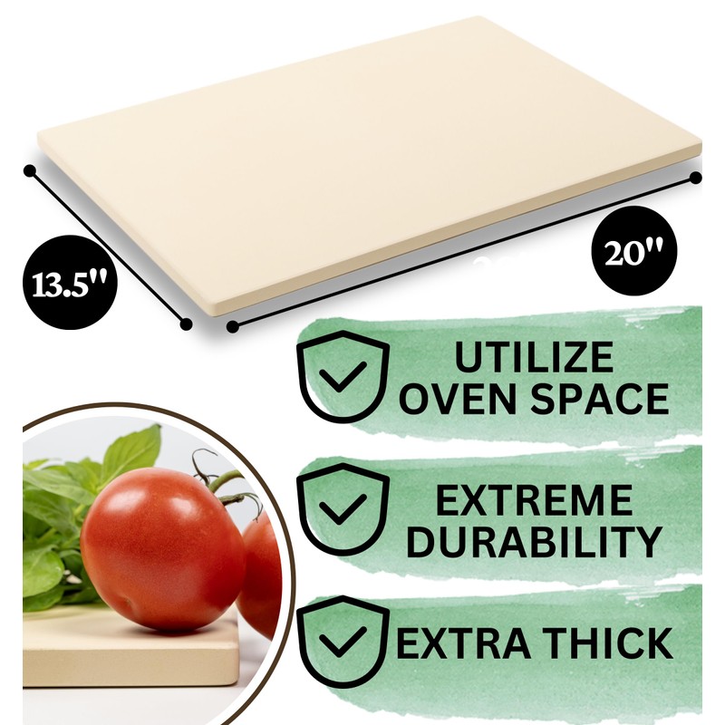 Large Pizza Stone for Oven 20 inch - Pizza Stone